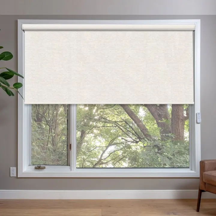 3% Solar Roller in a dining room window
